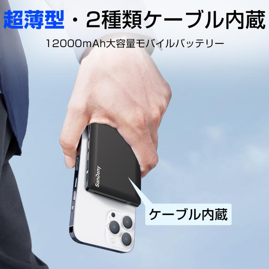 モバイルバッテリー 大容量 12000mAh 4台同時充電 スマホ充電器 モバイルバッテリー 大容量 12000mAh 4台同時充電 スマホ充電器