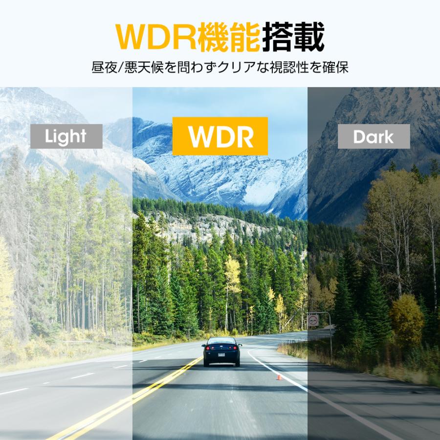 2026最新型 ドライブレコーダー 前後 カメラ 車載カメラ 1440PフルHD
