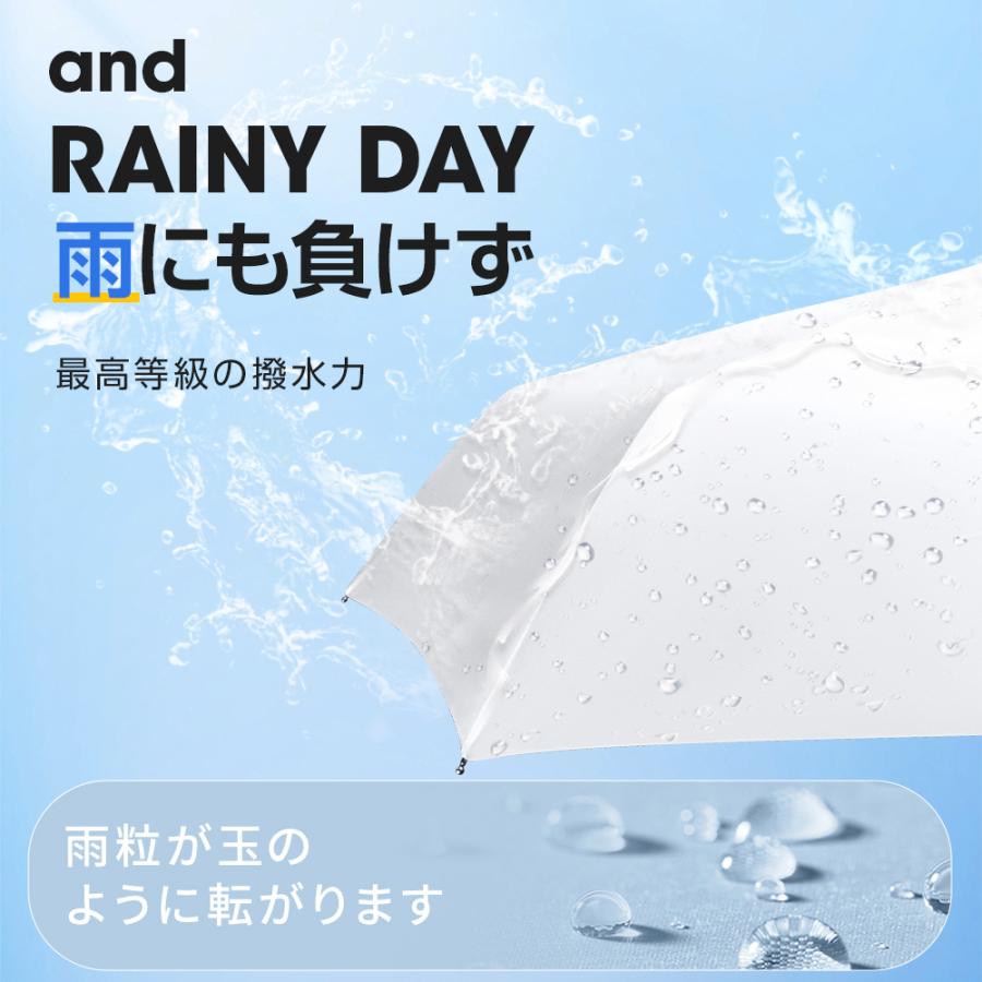 日傘 雨傘  晴雨兼用 折りたたみ傘 軽量 6本骨 ワンタッチ 完全遮光 自動開閉 撥水加工 梅雨対策 収納ポーチ付 暑さ対策 熱中症対策 2026 |  | 16