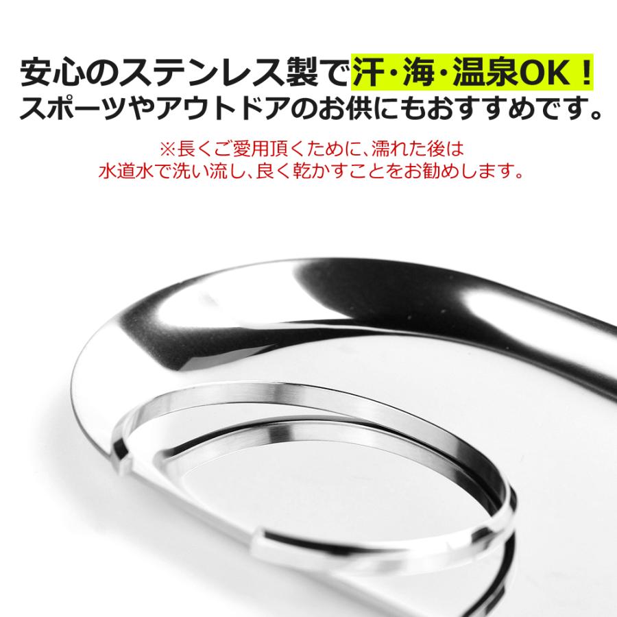 ステンレス バングル ブレスレット つけっぱなし メンズ レディース 細め シンプル シルバー ゴールド ピンクゴールド |  | 07