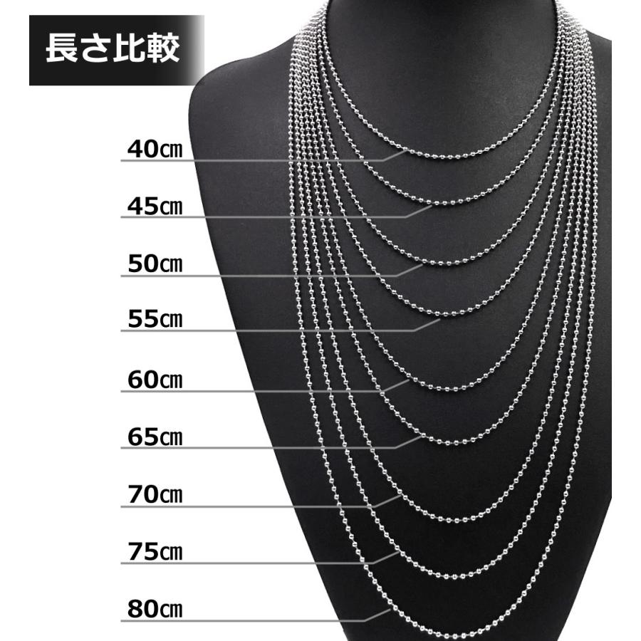 ステンレスネックレス ボールチェーン 12本セット 40cm 1 5 Sl メンズ ユニセックス レディース 安心の定価販売 Sl