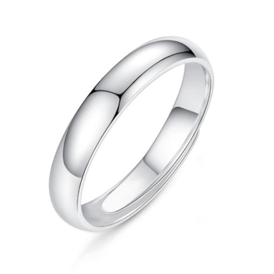 ステンレス リング 甲丸 指輪 鏡面仕上げ シルバー 4mm 6mm レディース メンズ |  | 08