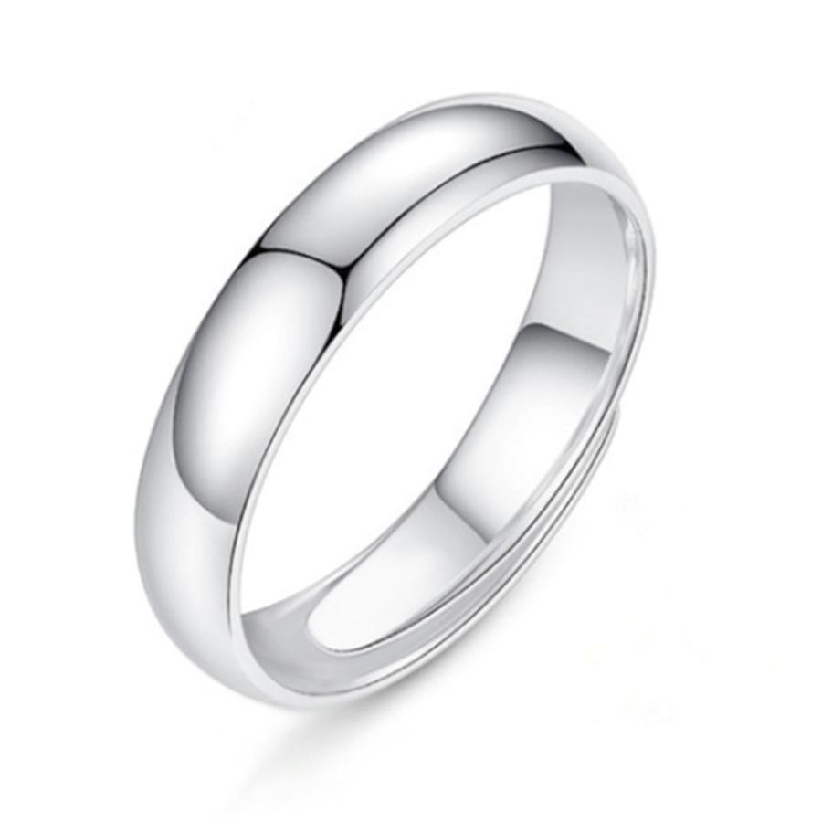 ステンレス リング 甲丸 指輪 鏡面仕上げ シルバー 4mm 6mm レディース メンズ |  | 09