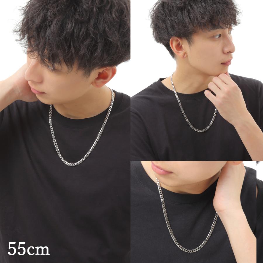 ステンレス 喜平ネックレス 鏡面仕上げ 6面カット 中折れジョイント 幅5mm|kosd|10