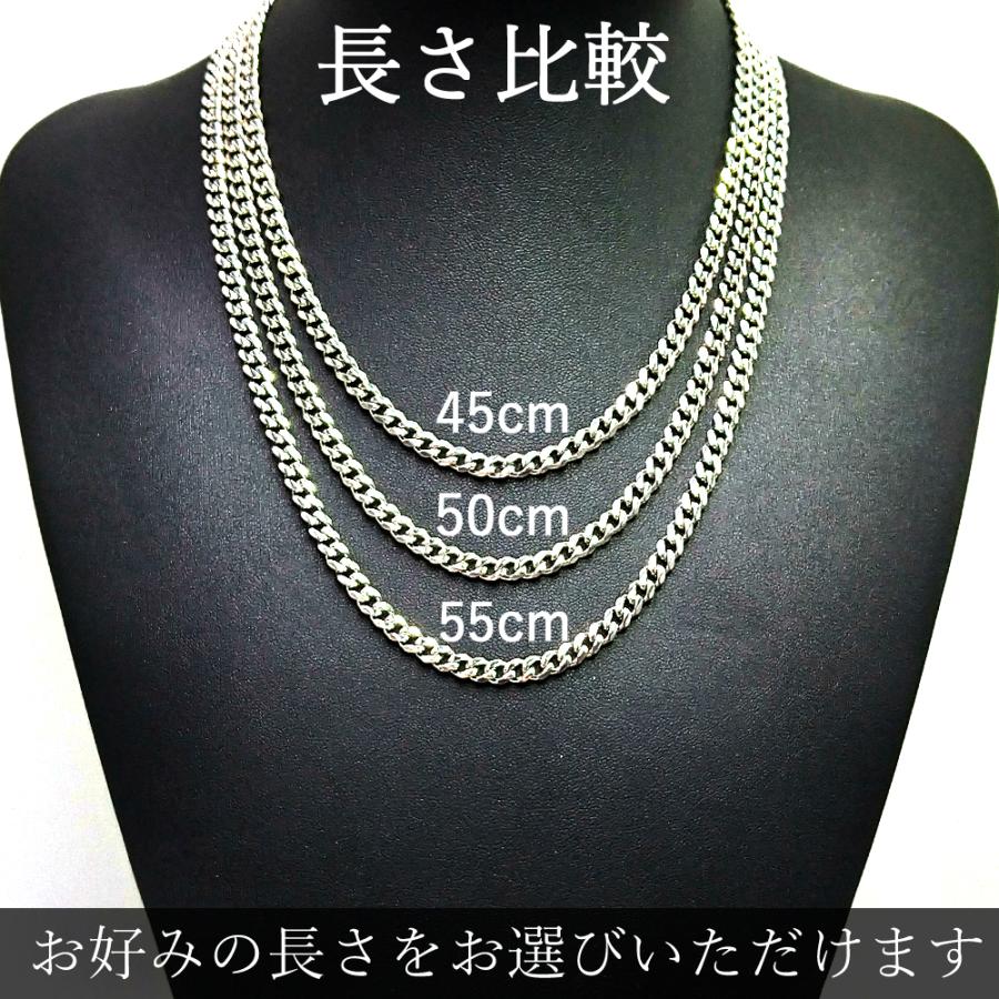 ステンレス 喜平ネックレス 鏡面仕上げ 6面カット 中折れジョイント 幅5mm|kosd|11