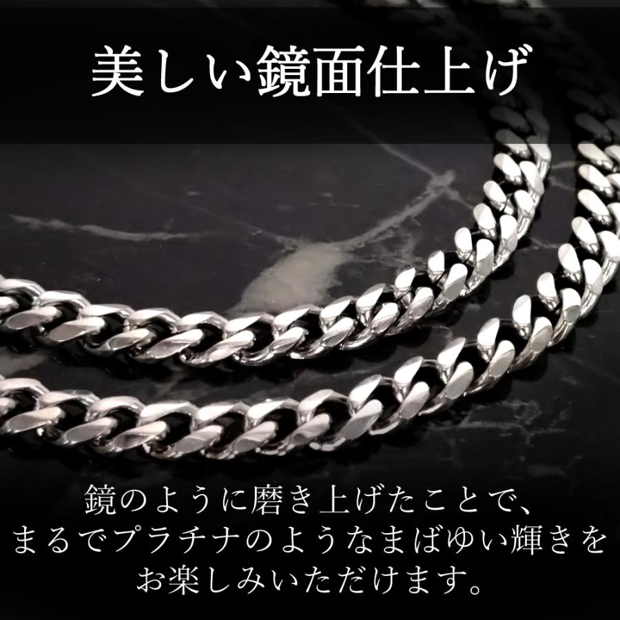 ステンレス 喜平ネックレス 鏡面仕上げ 6面カット 中折れジョイント 幅5mm|kosd|05