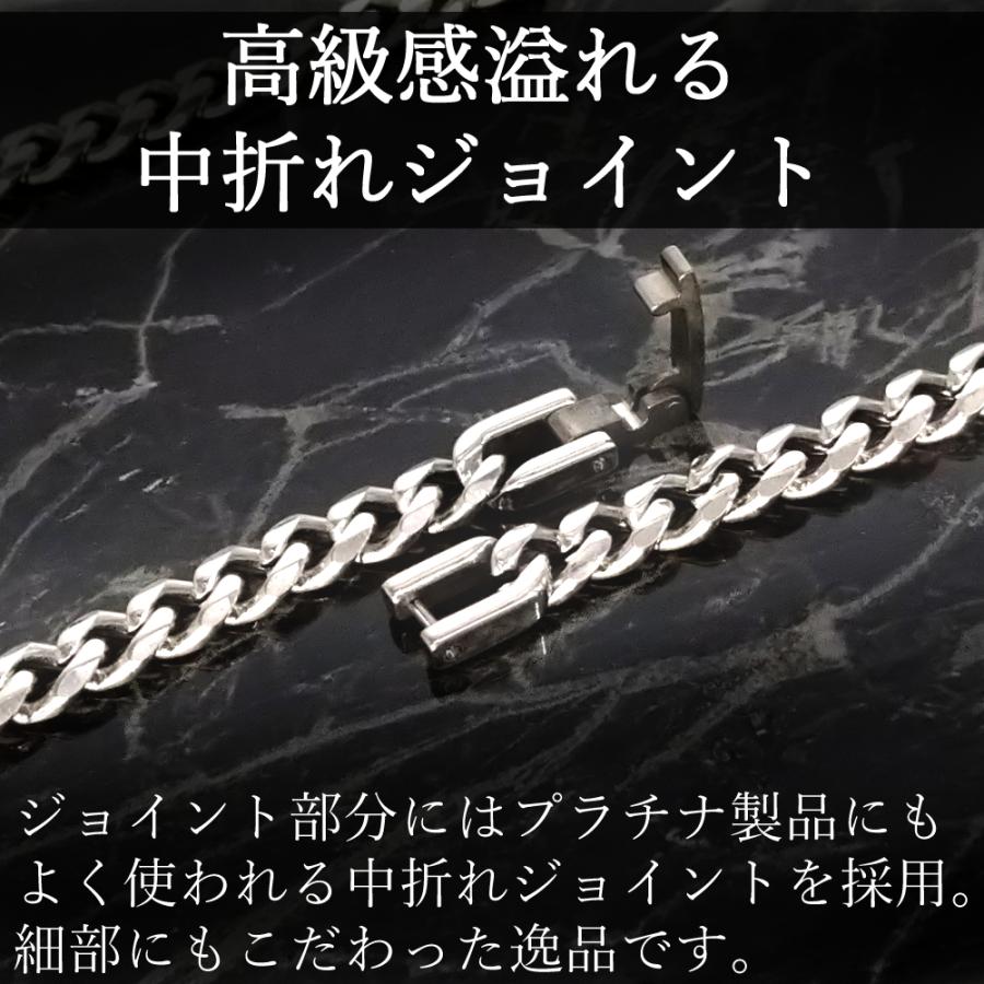 ステンレス 喜平ネックレス 鏡面仕上げ 6面カット 中折れジョイント 幅5mm|kosd|06