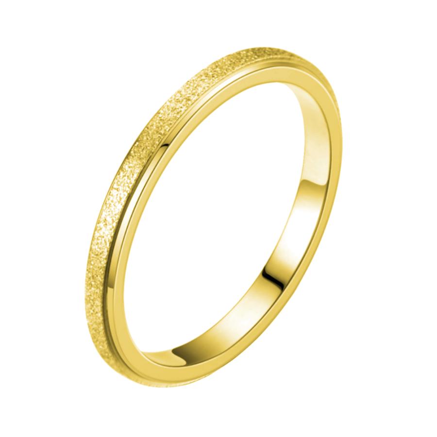 ステンレス リング 砂目 指輪 マリッジリング  ペアリング シルバー ゴールド ピンクゴールド メンズ レディース |  | 12