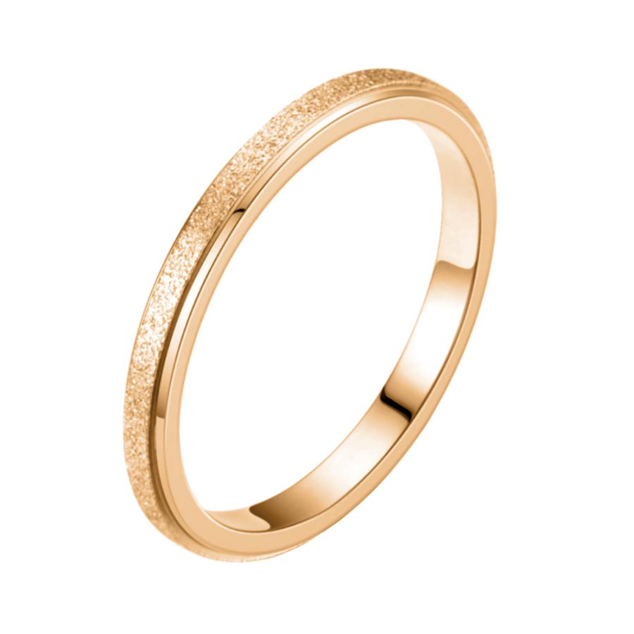 ステンレス リング 砂目 指輪 マリッジリング  ペアリング シルバー ゴールド ピンクゴールド メンズ レディース |  | 13