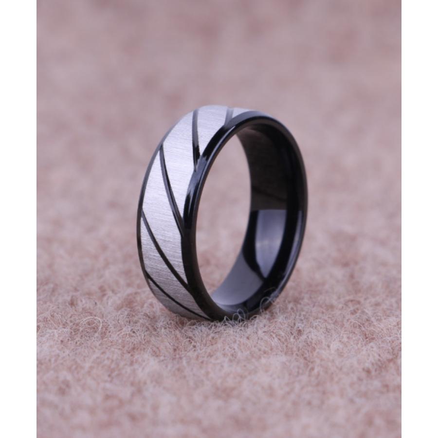 ステンレス ツイル リング メンズ ステンレス 指輪 ゴールド ブラック |  | 07