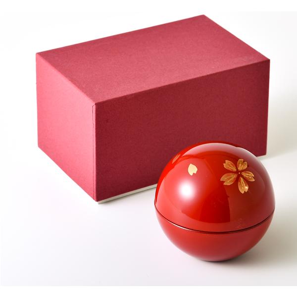 桜 小箱 朱 赤 越前塗 越前漆器 ジュエリーボックス 小物入れ ギフト