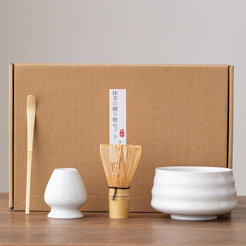 茶道具 セット 4点セット 初心者 茶道セット 入門セット 陶器 和風 竹