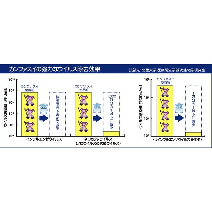 パワーアップカンファスイ 10LQBテナー（400ppm）蛇口付属■20年以上の実績とエビデンスと受賞歴■新型対策■正規品■弱酸性次亜塩素酸ナトリウム水溶液｜koshido｜03