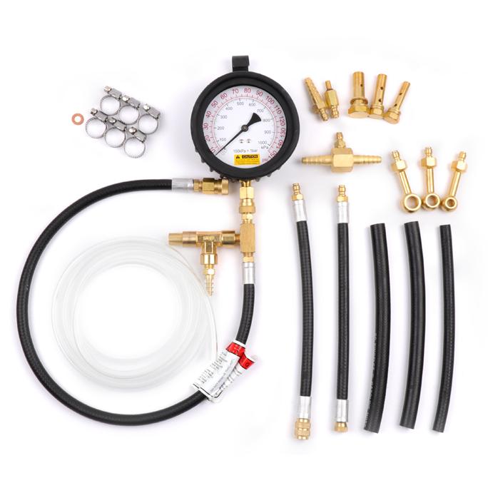 電圧計+燃圧計　当時物 コシハラ 燃圧計 燃料噴射圧力計 ガソリン燃圧計 燃料圧力計 適応国産