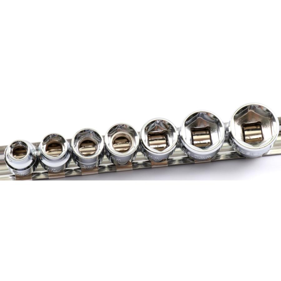 コシハラ 差込角 9.5mm(3/8インチ) エクストラショートソケットセット