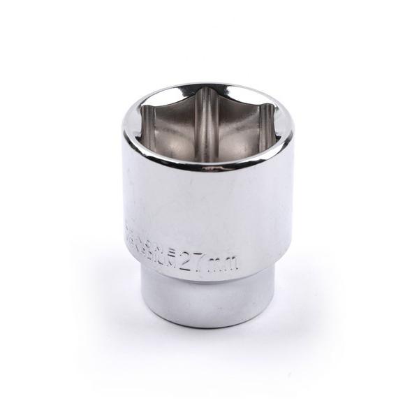 コシハラ 差込角 12.7mm(1/2インチ) ソケット 27mm ソケット 6角 スタンダードソケット 6ポイントソケット 27mm 全長