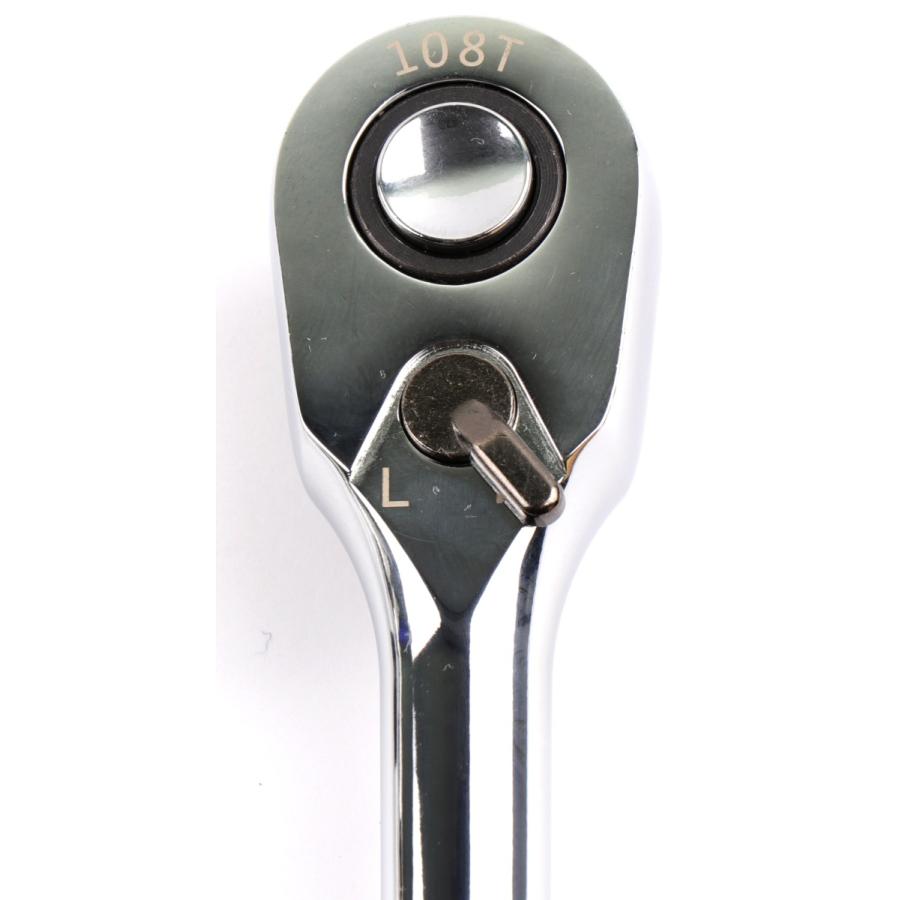 コシハラ 差込角 12.7mm(1/2インチ) ラチェットハンドル 108T