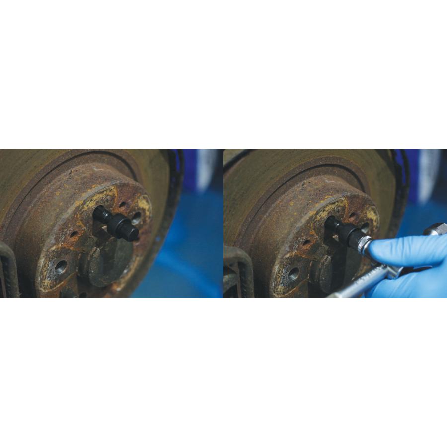 コシハラ ハブボルト用ネジ山修正ツール ホイールスレッドリペアキット ハブボルトネジ山修正器セット 欧州車用 11点セット 台湾製