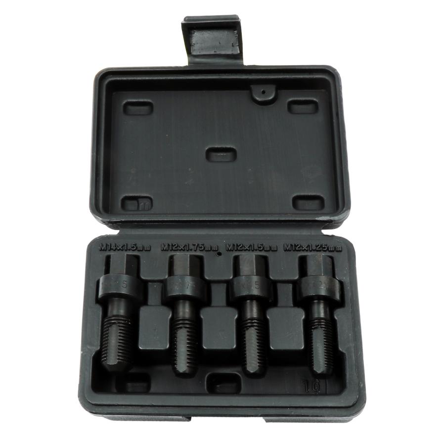 コシハラ ホイールスレッドリペアキット ハブボルトネジ山修正器セット ハブボルト用ネジ山修正ツール 輸入車用 SST 4点セット 台湾製