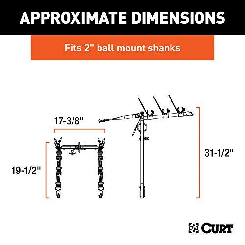 【並行輸入品】Curt 18013 clamp onバイクラック CURT 18013 Clamp On Trailer Hitch Bike_4