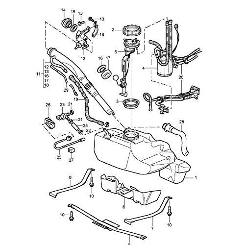 ポルシェ　996 エクスパンションタンク　未使用品 ポルシェ エキスパンションタンク/ラジエターリザーブタンク