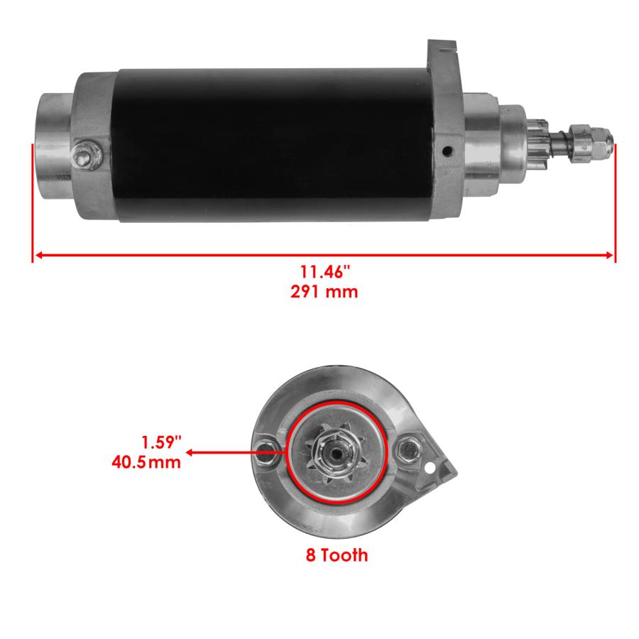 【並行輸入品】Caltric スターター マーキュリー 150 150HP 150ELPT 150ELPTO XR2 XR4 1878 1991の画像