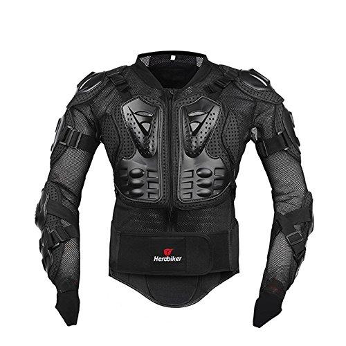 AA42 HONDA バイクジャケット プロテクター完備 ポリ メンズ M 並行輸入品】HEROBIKER オートバイフルボディアーマージャケット 背骨