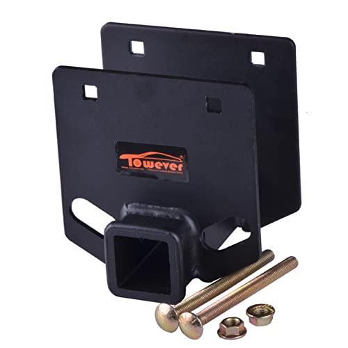 【並行輸入品】Towever 83803 トレーラーヒッチレシーバー RVバンパーヒッチレシーバー 2インチ 4 x 4インチ 正方形 RVバン