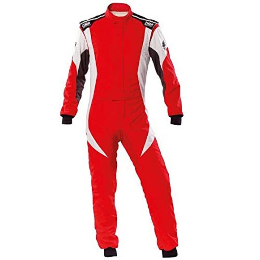 並行輸入品】OMP FIRST EVO SUIT レッド/ホワイト 60サイズ レーシング