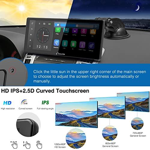 並行輸入品】Carpuride W103 Wireless Portable Carplay & Android