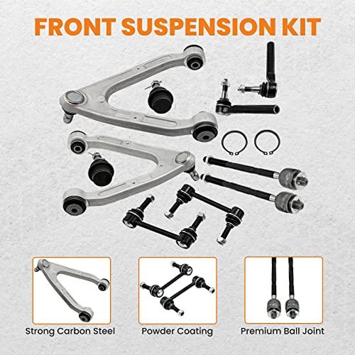 【並行輸入品】maXpeedingrods 10Pcs Front Upper Control Arm Kit for Hummer H3 Hの画像