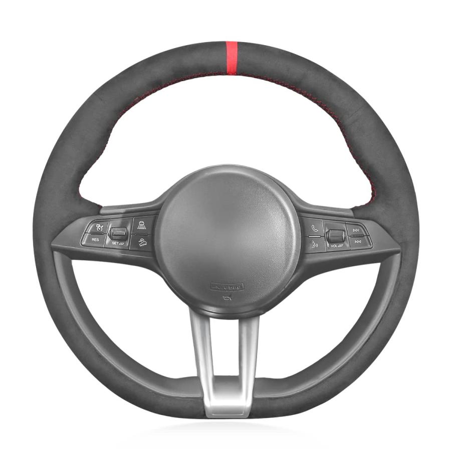 並行輸入品】MEWANT DIY Alcantara ハンドルラップ アルファロメオ
