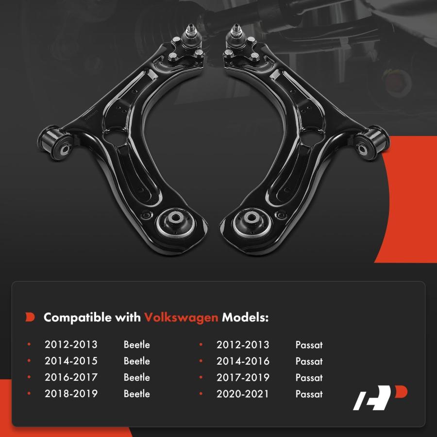 【並行輸入品】A Premium コントロールアームキット 取り替えっこ用 VW Passat 2012 2021 Beetle どんぶり鉢合わせ目付き添い人