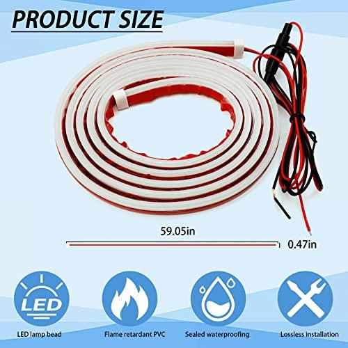 【並行輸入品】Car Hood LED Strip Lights, Exterior Lights for Cars 59 Inch Car_4