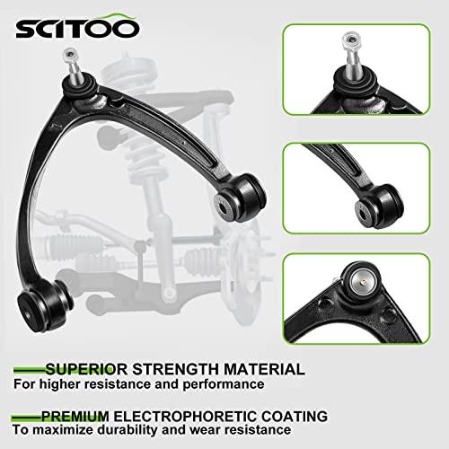 【並行輸入品】SCITOO 12pcs Suspension Kit Upper Control Arm Inner Outer Tie Ro
