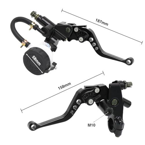 【並行輸入品】ZSDTRP オートバイ 7/8インチ 22mm ハンドルバーブレーキ マスターシリンダー クラッチレバー 左右セット ユニバーサ_4