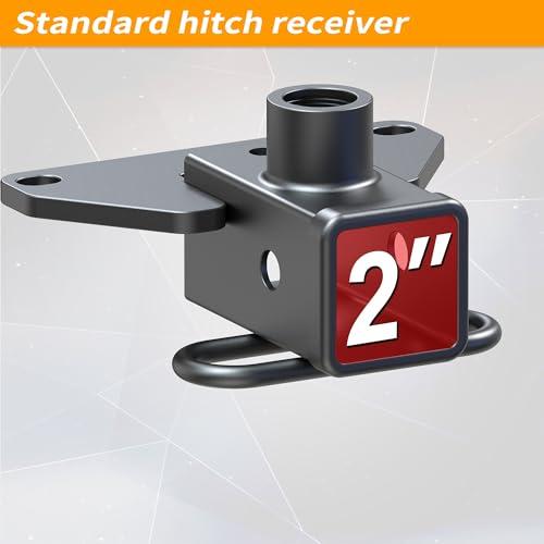 【並行輸入品】LOCAME 2 Inch Rear Trailer Hitch Receiver， Compatible with 2020_4