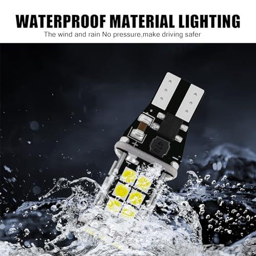 【並行輸入品】Sinytuto 2 PCS Car LED Backup Reverse Lights， T15 3030 24SMD 12V_7