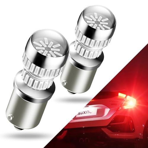 【並行輸入品】AUXITO 1156 LED Bulb Red 400% Super Bright 7506 BA15S P21W LED Rの画像