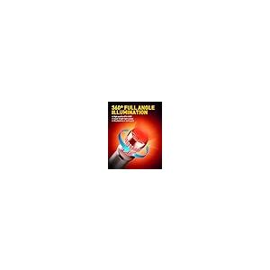 【並行輸入品】AUXITO 1156 LED Bulb Red 400% Super Bright 7506 BA15S P21W LED Rの画像