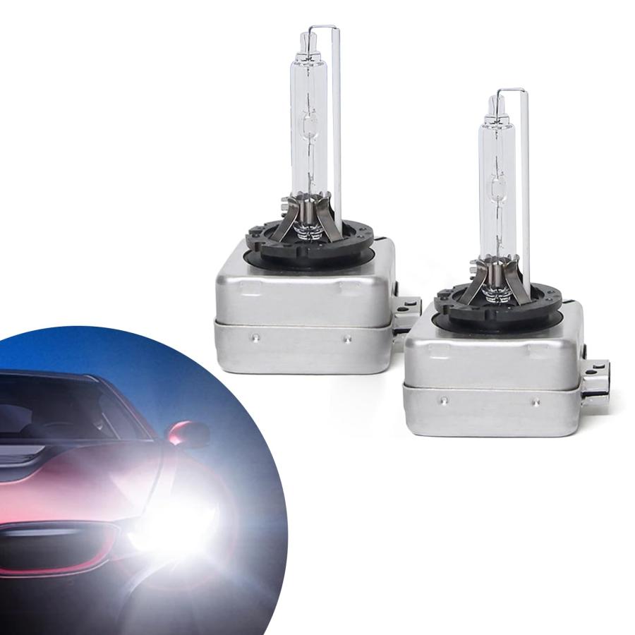 【並行輸入品】Jewkot 2 PCS Car 8000LM Light Bulbs， Super Bright Spotlight， Qua