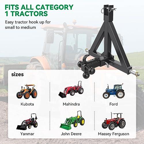 【並行輸入品】3 Point Trailer Hitch 2\" Receiver Trailer Ball Hitch with Towing"_7