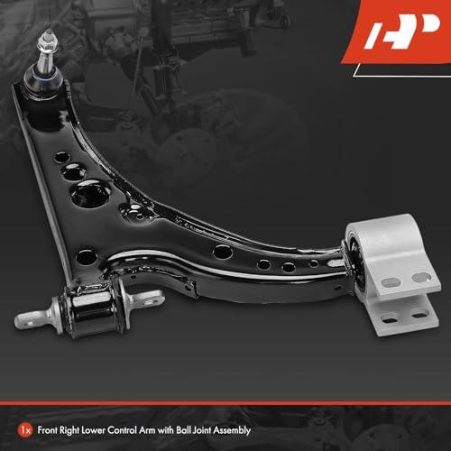 【並行輸入品】A Premium Front Right Lower Control Arm with Ball Joint \u0026 Bushin_4