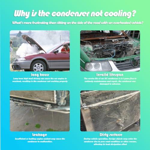 【並行輸入品】RAYTEN A/C Condenser Compatible with Hyundai Azera Sonata Kia Maの画像