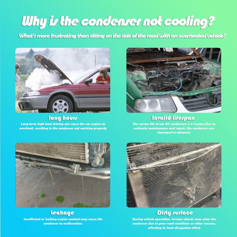 【並行輸入品】RAYTEN A/C Condenser Compatible with ChevroletGMC CK Silverado Sの画像