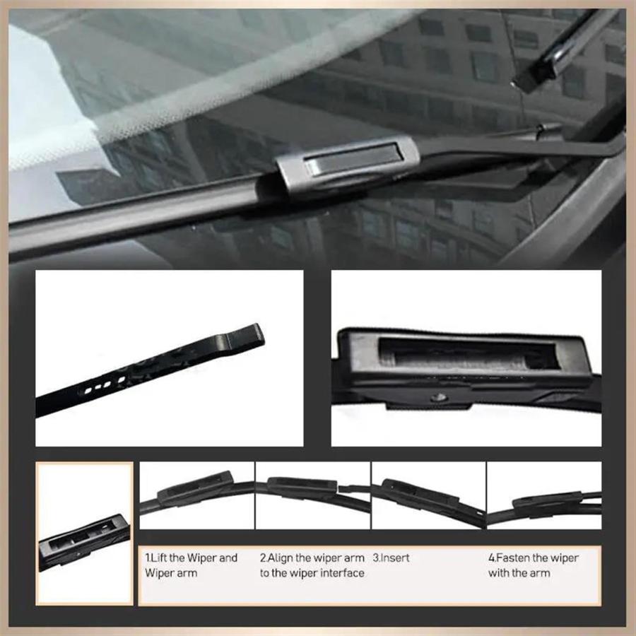 IULMTYN Wiper Front Wiper Blades For Renault For Megane 3 MK3 20 並行輸入品 : hfayb0d66bmzxsk : 光心名古屋店