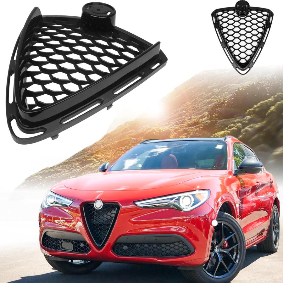 並行輸入品】ISHARINGAUTOPARTS グロスブラック フロントグリル