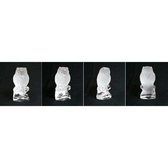 【すぐに使える10％OFFクーポン付】水晶「枝上」ふくろう 「送料無料・手数料無料」の画像