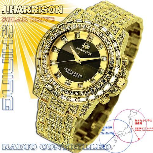 【すぐに使える10％OFFクーポン付】J.HARRISON シャイニングソーラー電波紳士用腕時計（JH-025） :htp025jh:光進