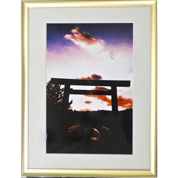 【すぐに使える10％OFFクーポン】開運フォト 奇跡の写真 『伊勢神宮の大鳥居に龍が昇る』の画像